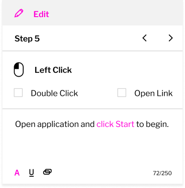 Auto Generate Step Text
