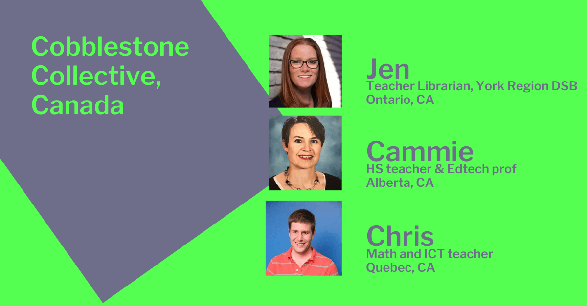 Cammie, Chris, and Jen Cobblestone Collective