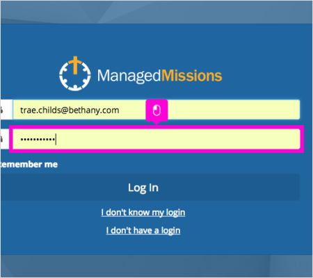Managed Missions Set-up Tutorial